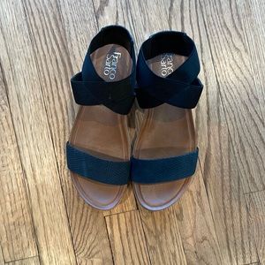 Franco Sarto Parton Wedge Sandals 9.5